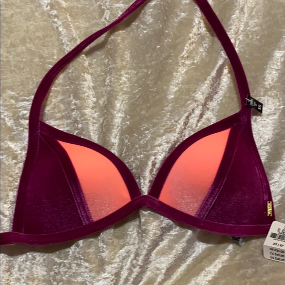 Victoria’s Secret PINK Velvet Bikini Top